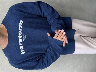 ÖZEL SERİ ÇİFT TARAFLI OVERSIZE SWEAT LACİVERT