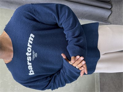 ÖZEL SERİ ÇİFT TARAFLI OVERSIZE SWEAT LACİVERT