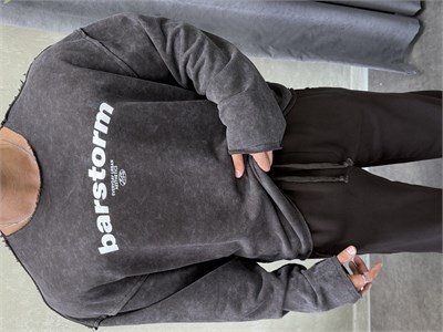 ÖZEL SERİ ÇİFT TARAFLI OVERSIZE SWEAT KAHVERENGİ
