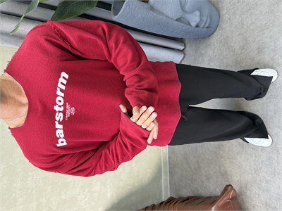 ÖZEL SERİ ÇİFT TARAFLI OVERSIZE SWEAT BORDO