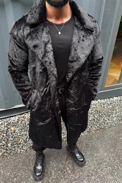 ÖZEL TASARIM KÜRK KABAN SİYAH