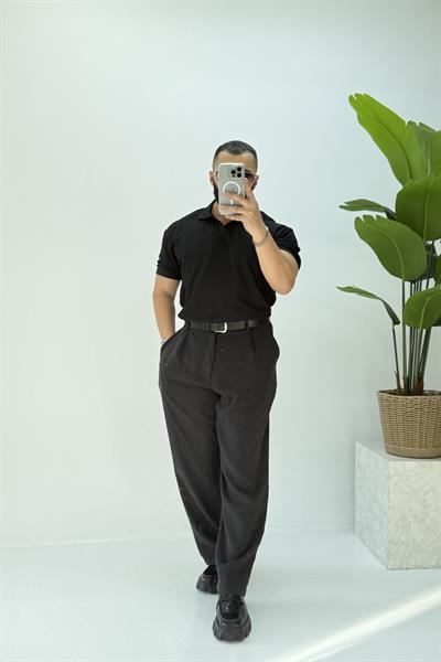 POLO YAKA TSHİRT SİYAH