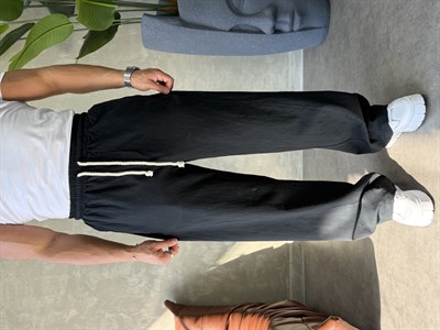 PREMIUM BAGGY KETEN PANTOLON SİYAH