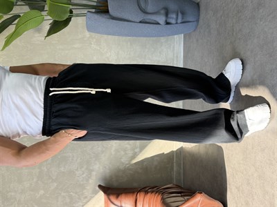 PREMIUM BAGGY KETEN PANTOLON SİYAH