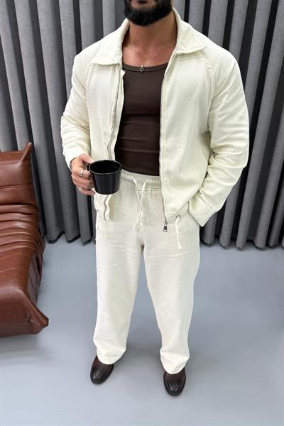 PREMİUM GABARDİN TAKIM BEJ