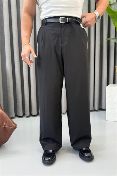 PREMİUM KORE KESİM PANTALON SİYAH