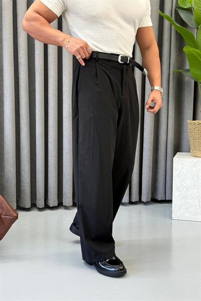 PREMİUM KORE KESİM PANTALON SİYAH