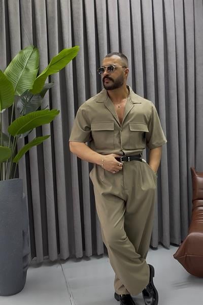 PREMİUM KUMAŞ ALT ÜST TAKIM HAKİ