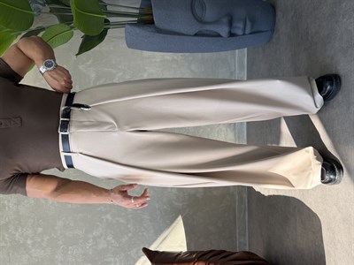 PREMIUM KUMAŞ KORE KESİM PANTOLON BEJ