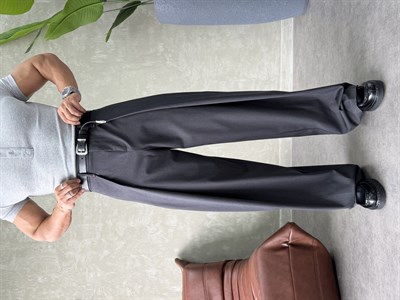 PREMIUM KUMAŞ KORE KESİM PANTOLON FÜME