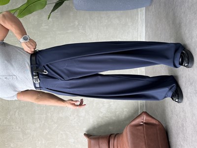 PREMIUM KUMAŞ KORE KESİM PANTOLON LACİVERT
