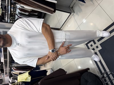 PREMIUM OVERSIZE OYSHO KUMAŞ TAKIM BEYAZ