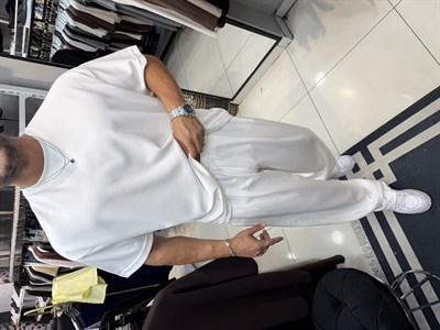 PREMIUM OVERSIZE OYSHO KUMAŞ TAKIM BEYAZ