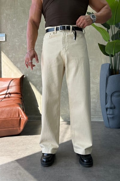 PREMİUM SERİ BAGGY JEAN BEJ
