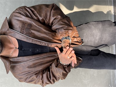 PREMIUM SERİ OVERSIZE BOMBER MONT KAHVERENGİ 