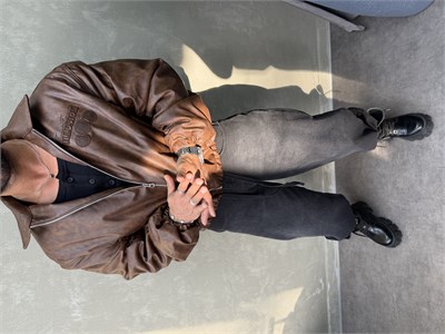 PREMIUM SERİ OVERSIZE BOMBER MONT KAHVERENGİ 