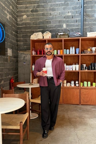 PREMİUM SERİ OVERSİZE CEP DETAYLI GÖMLEK BORDO