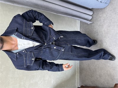 PREMIUM SERİ OVERSIZE DENİM TAKIM LACİVERT 