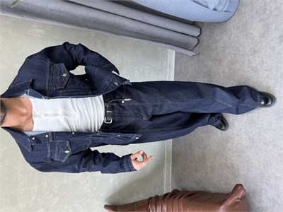 PREMIUM SERİ OVERSIZE DENİM TAKIM LACİVERT 