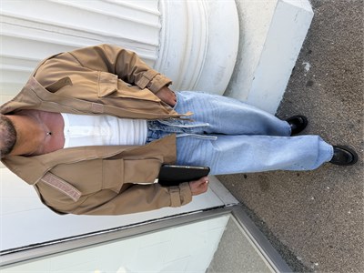 PREMIUM SERI ÖZEL KESIM OVERSIZE CEKET CAMEL