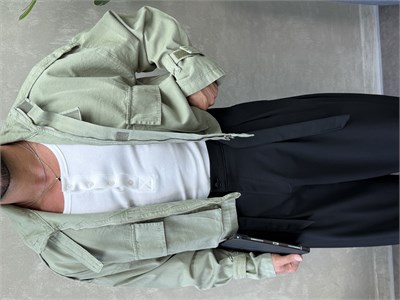 PREMIUM SERI ÖZEL KESIM OVERSIZE CEKET YEŞİL