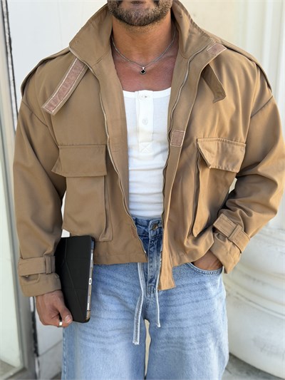 PREMIUM SERI ÖZEL KESIM OVERSIZE CEKET CAMEL