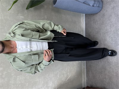 PREMIUM SERI ÖZEL KESIM OVERSIZE CEKET YEŞİL
