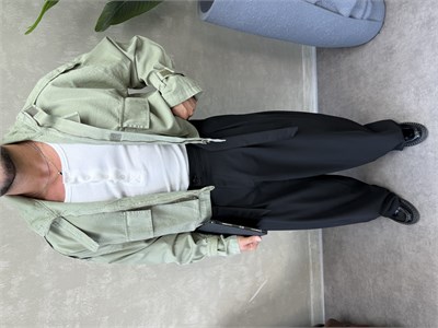 PREMIUM SERI ÖZEL KESIM OVERSIZE CEKET YEŞİL