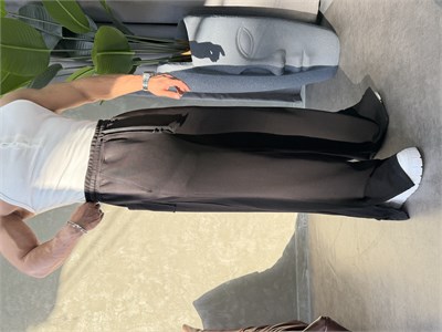 PREMIUM SERİ SUPER BAGGY YIRTMAÇLI EŞOFMAN SİYAH