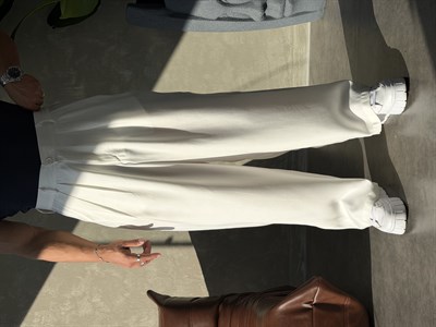 PREMIUM TENSEL BAGGY PANTOLON BEYAZ