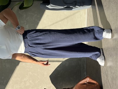 PREMIUM TENSEL BAGGY PANTOLON LACİVERT