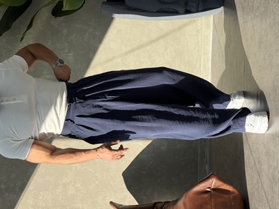 PREMIUM TENSEL BAGGY PANTOLON LACİVERT