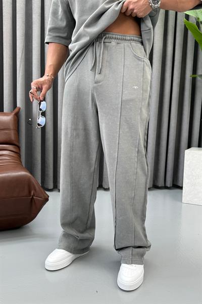 PREMİUM YIKAMALI OVERSİZE TAKIM GRİ