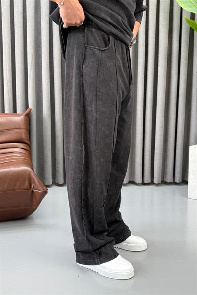 PREMİUM YIKAMALI OVERSİZE TAKIM KOYU GRİ