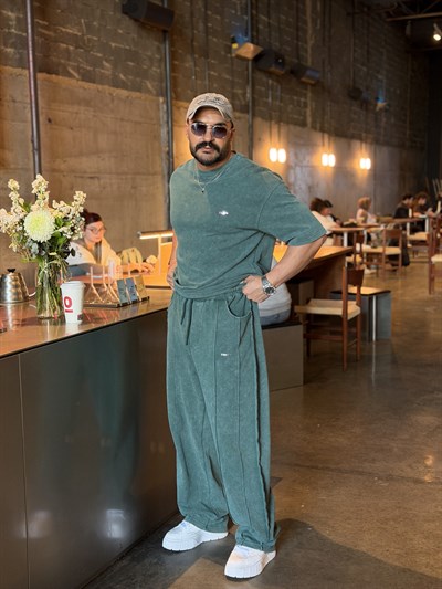 PREMİUM YIKAMALI OVERSİZE TAKIM YEŞİL