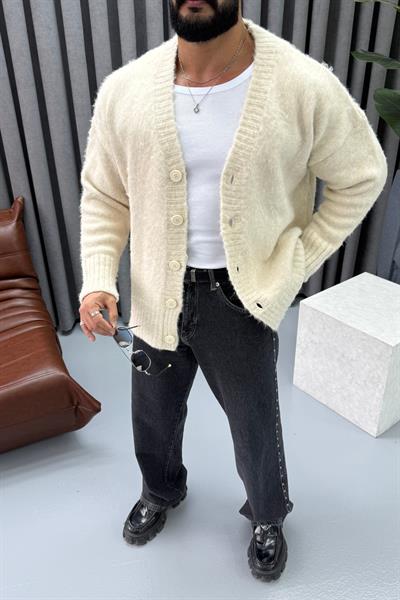 PREMİUM YÜN HIRKA BEJ