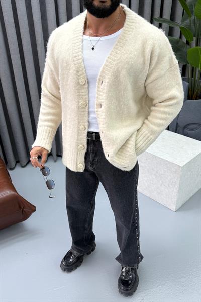 PREMİUM YÜN HIRKA BEJ