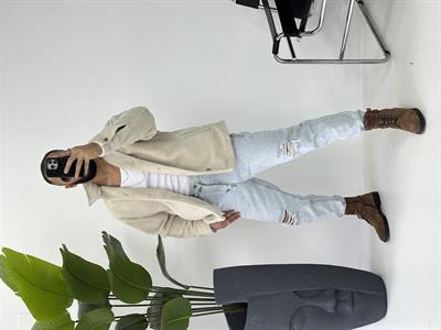 TEDY KUMAŞ CEKET BEJ