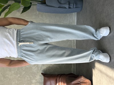 YIKAMALI BAGGY EŞOFMAN ALTI BUZ GRİ