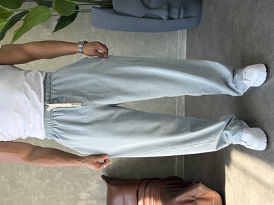 YIKAMALI BAGGY EŞOFMAN ALTI BUZ GRİ