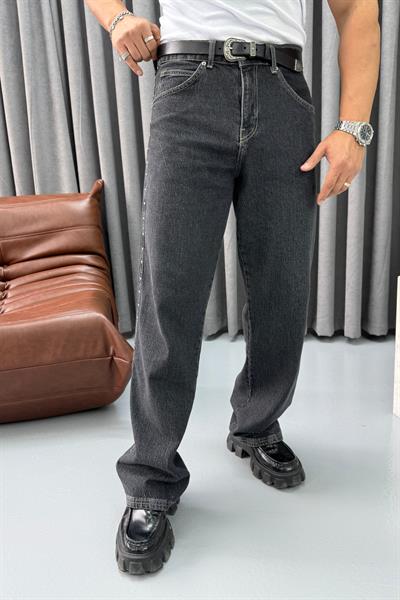 ZIMBA DETAYLI BAGGY JEAN FÜME