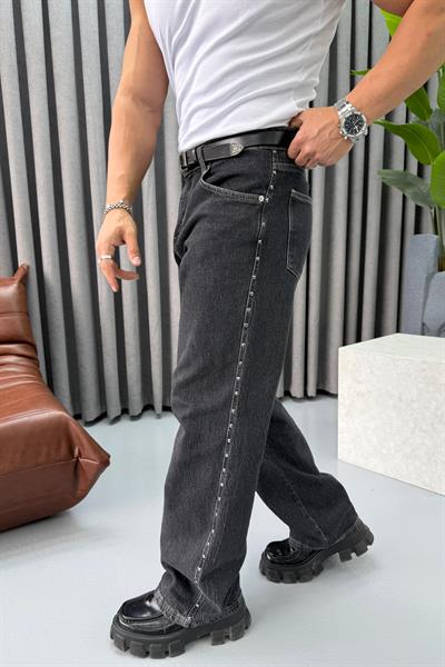 ZIMBA DETAYLI BAGGY JEAN FÜME
