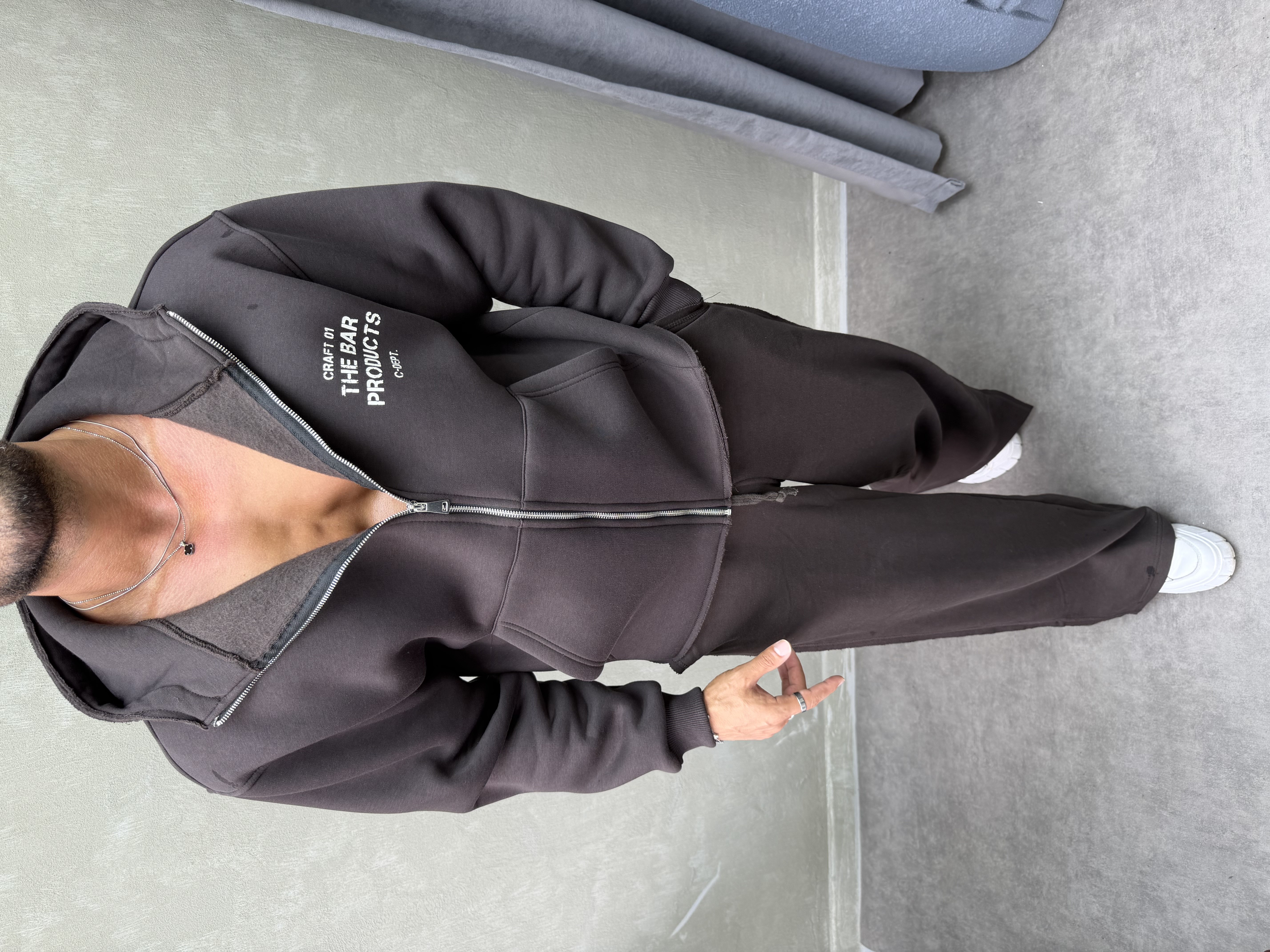 BOXY KALIP OVERSIZE KAPŞONLU SWEAT