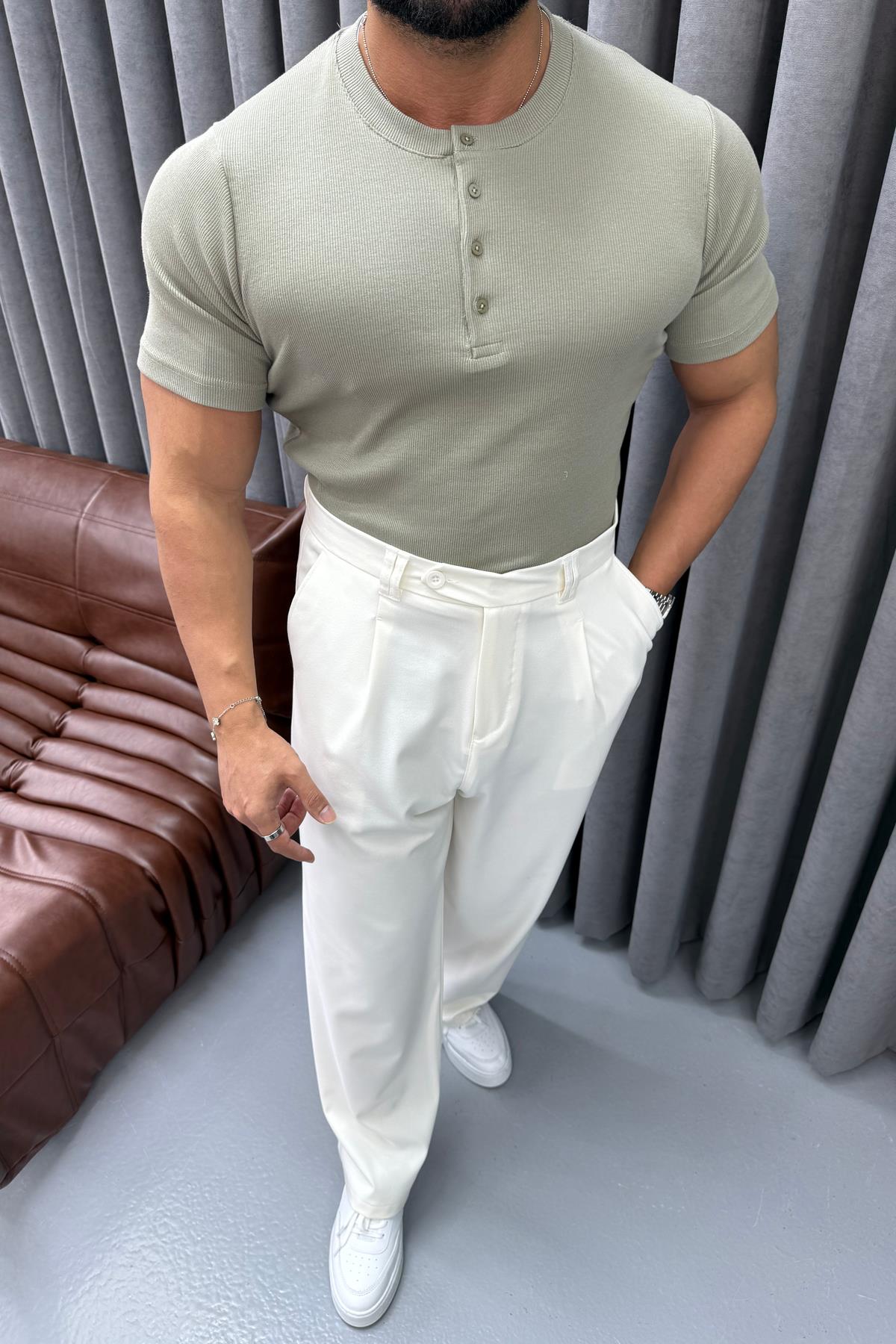 FİTİLLİ ÜÇ DÜĞMELİ BADİ HAKİ