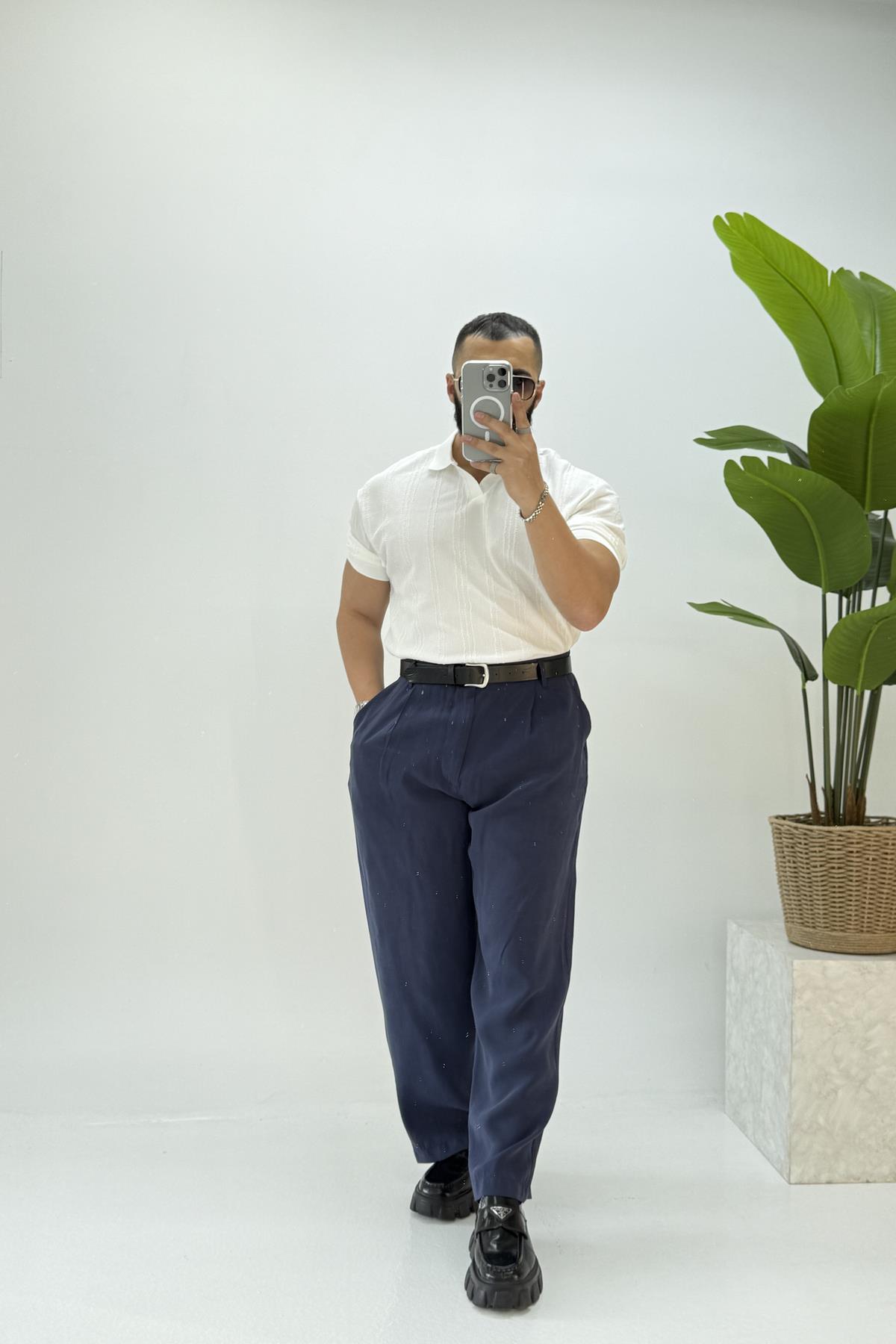 POLO YAKA TSHİRT BEYAZ 