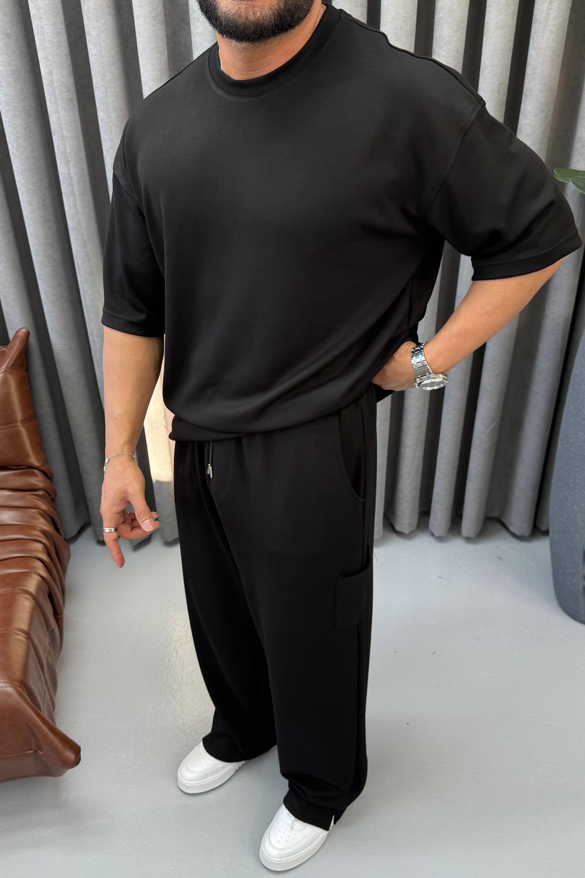 PREMİUM OVERSİZE OYSHO TAKIM SİYAH