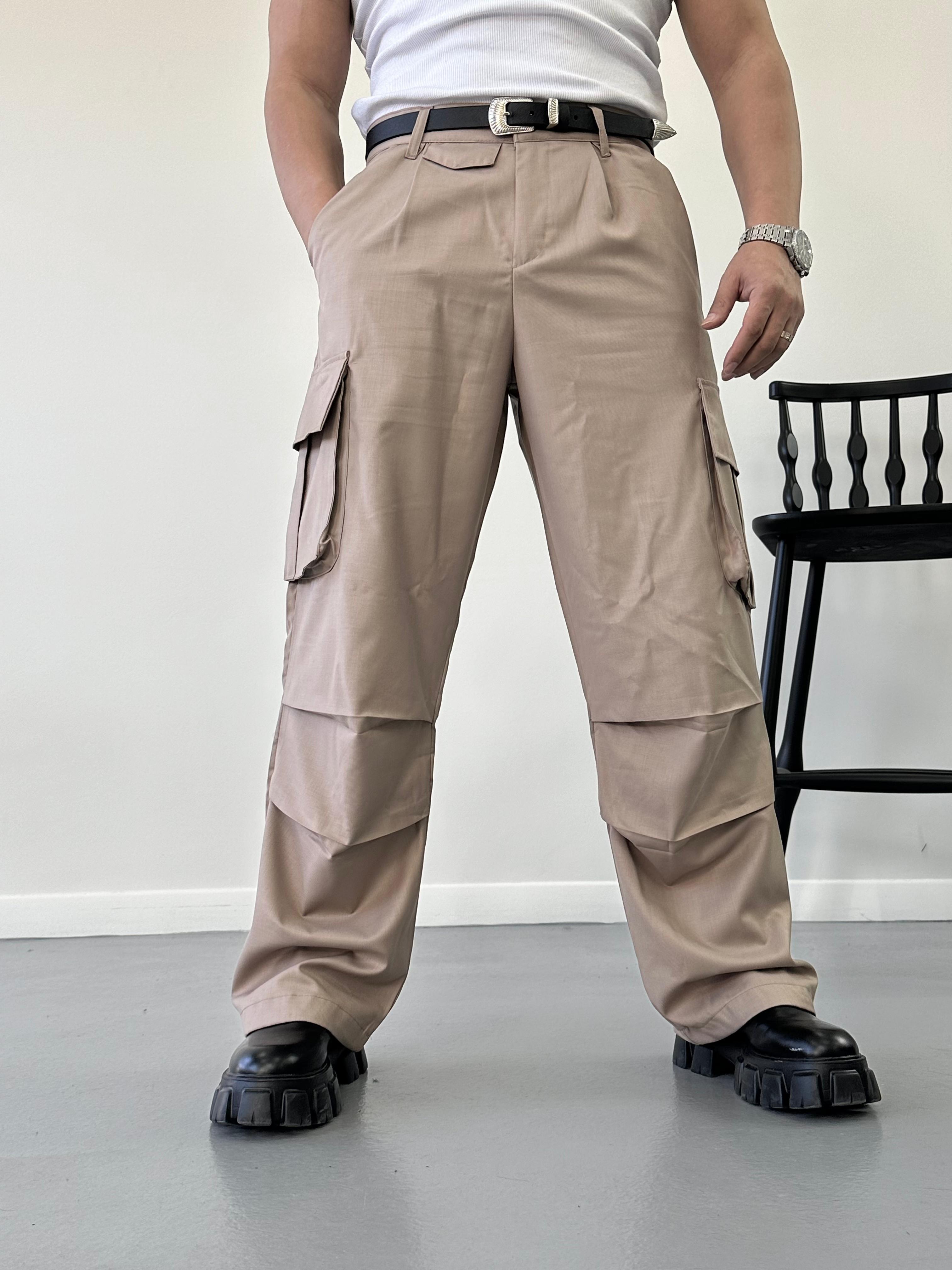 Vizon Baggy Kargo Pantolon