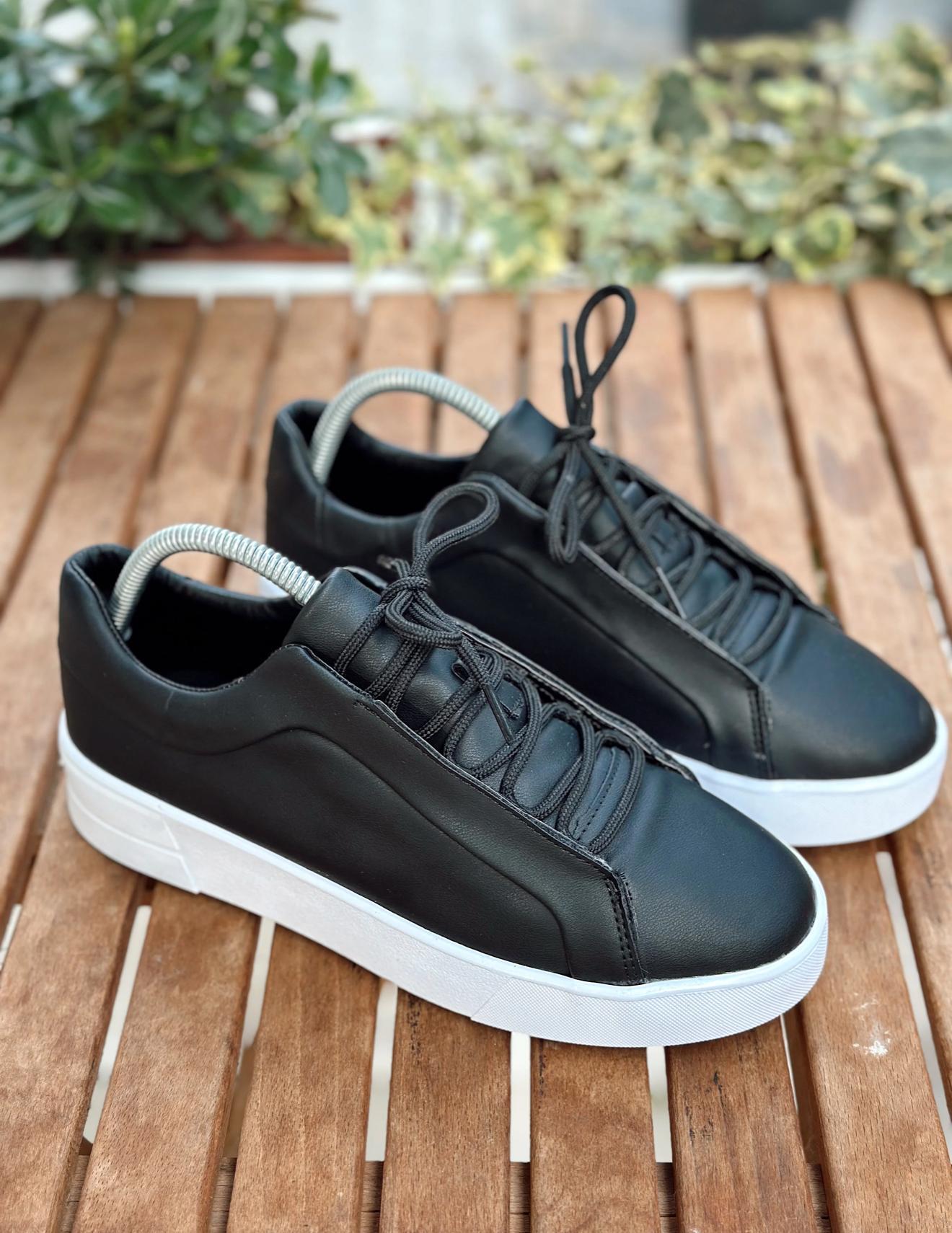 Yüksek Taban Spor Ayakkabı Siyah