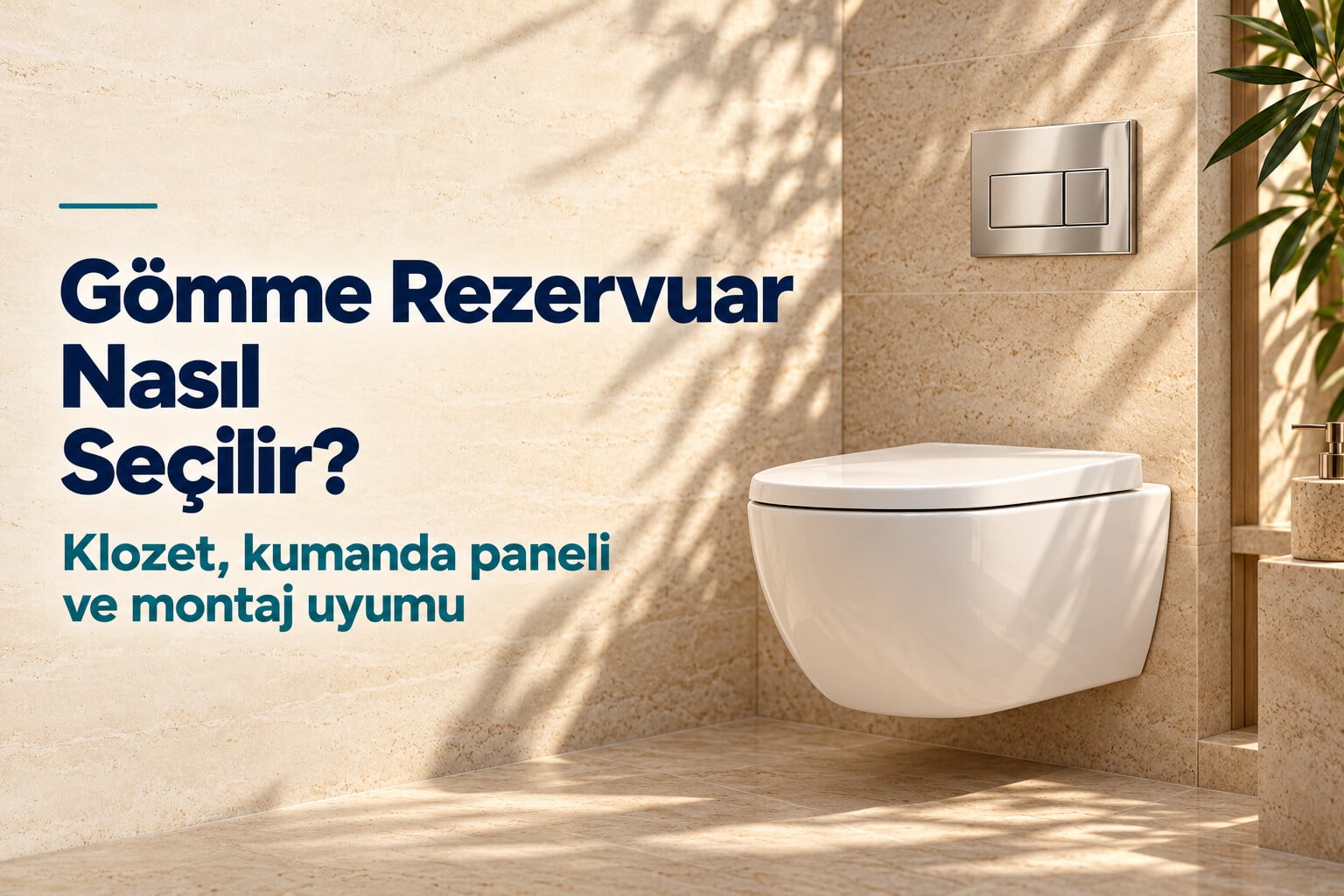 Gömme Rezervuar Nasıl Seçilir?