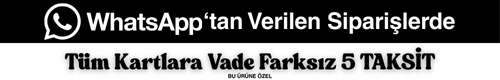 Whatsapp sipariş 5 Taksit